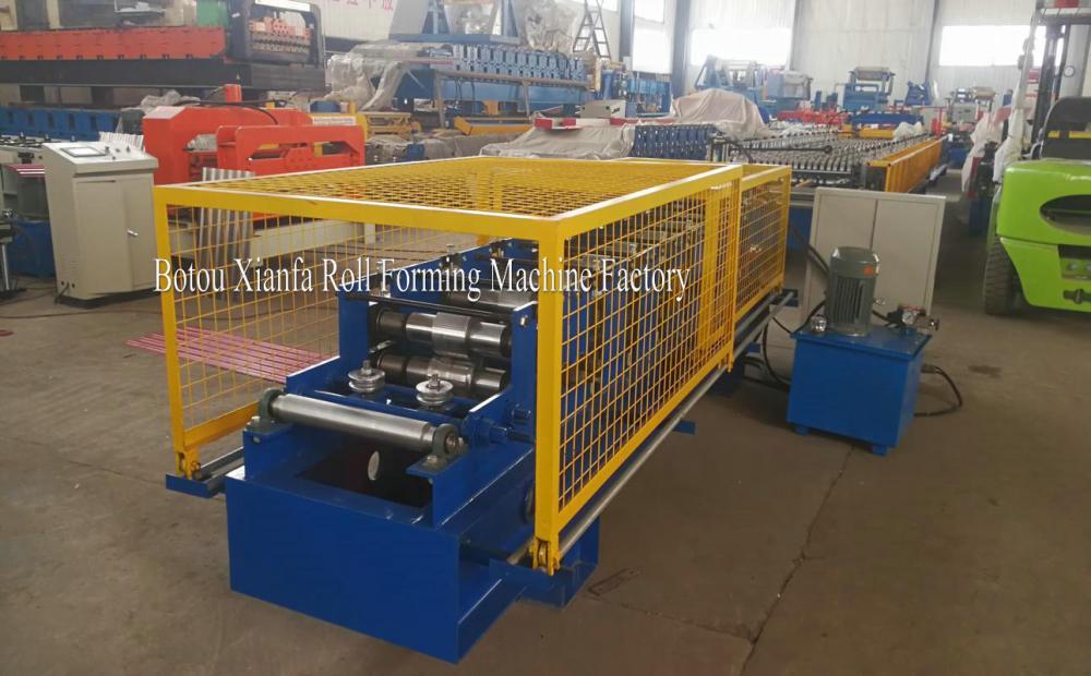 roof color steel rain gutter roll forming machine