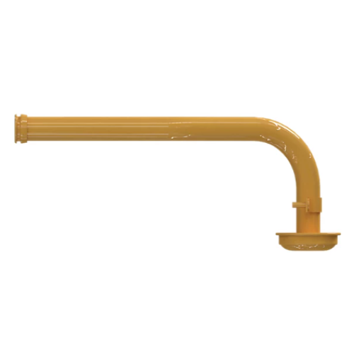 Loader 988H oil pump suction hose 292-9783, steel fluid transfer pipe for oil pan 2929783