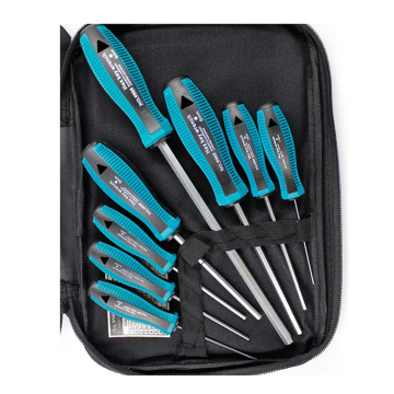 CRV Hex Socket Head Screwdriver Set - H1.5 to H8.0 mm