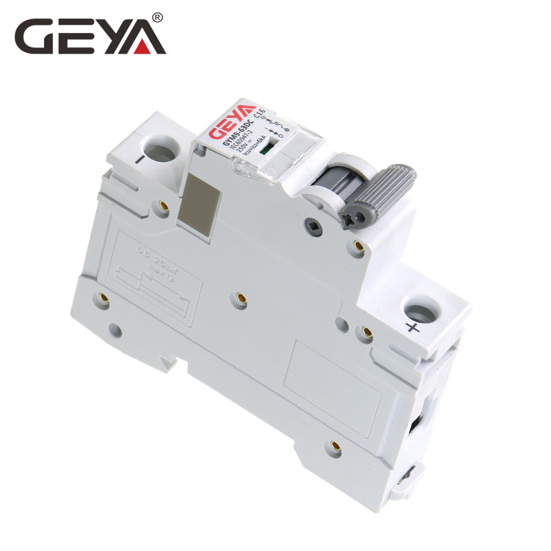 GEYA DC MCB 6KA 1P 250V Mini Circuit Breaker DC 6A 10A 16A 20A 25A 32A 40A 50A 63A