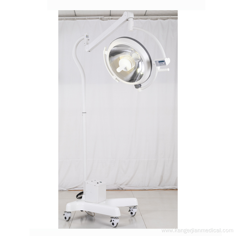 KYZF500 mobile surgical exam operation theatre halogen light with battery operated floor lamps