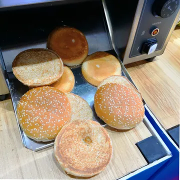 Commercial Bun Toaster: Perfecting Hamburger Buns