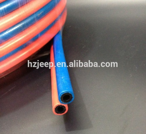 Twin welding hose /oxygen hose /acetylene hose,6mm welding hose,blue+red hose