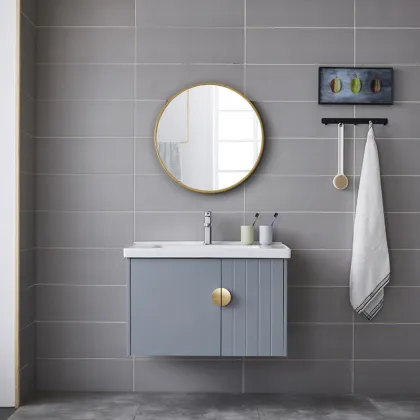 Modern Toilet Furniture Bathroom Vanities with Mirror