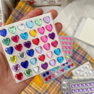 Werksangebot dekorativen Herzversestein Aufkleber für Scrapbooking- und Fotoalben