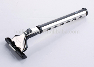 Shavette twin blade razor