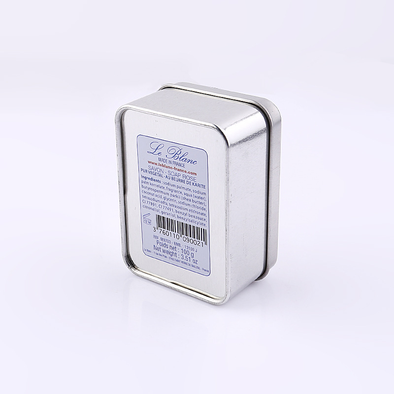 Caja barata de la lata del jabón con la impresión de encargo