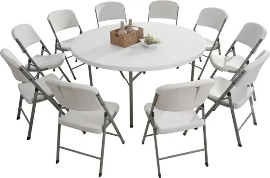 5ft HDPE Plastic Folding Table For outdoor Event