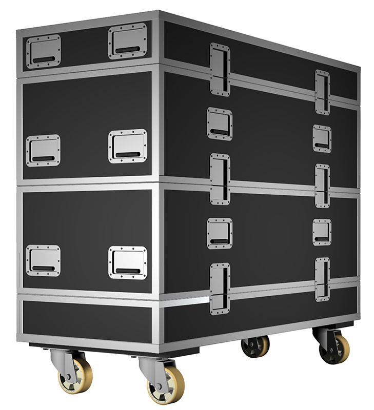 Modular flight case for 2 K1-BUMP