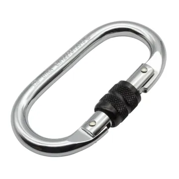 Jensan High-Quality 25KN Oval Forged Steel Carabiner Hook for Climbing and Height Work