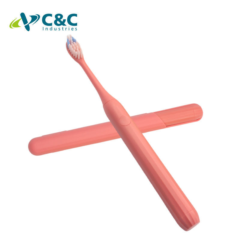 Portable Battery Powered Travel Soft Brush Sonic Electric Toothbrush 3 Modes Daily Use Electric Toothbrush