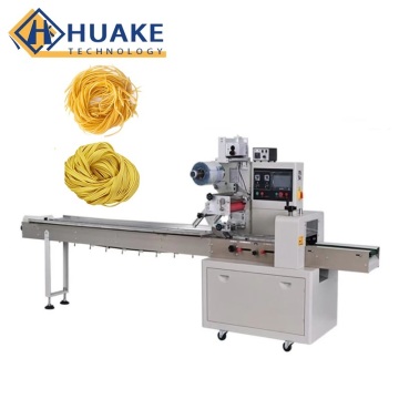 Horizontal Flow Packaging Machine for Chocolate, Biscuits, Instant Noodles, Bread, Burgers, Buns, and Candy