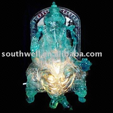 polyresin crafts (Hindu god statue  with LED lamp series )