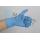 comfortable powder free nitrile glove with blue color