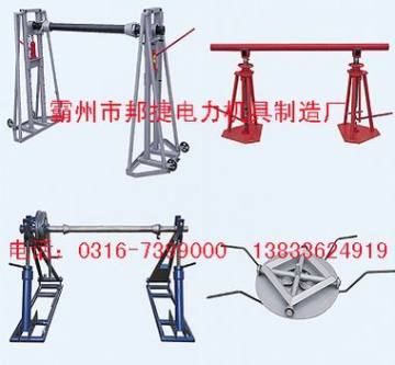 Hydraulic trapezoid cable drum jack,cable jack set