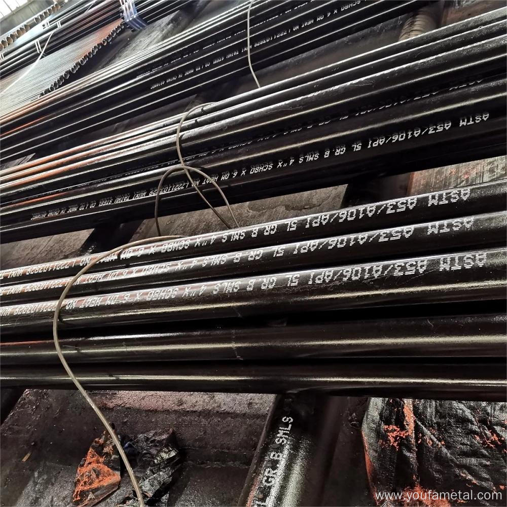 ASTM A106 Gr.B Black Seamless Carbon Steel Pipe