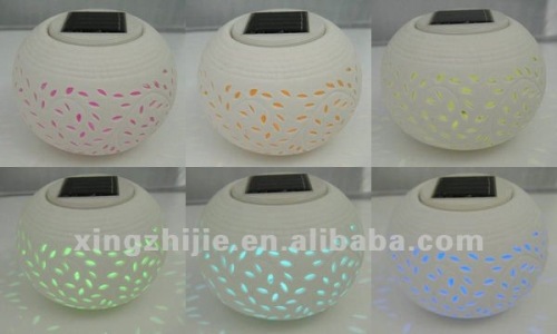 Decoration solar ceram LED light for indoor and outdoor                        
                                                Quality Choice