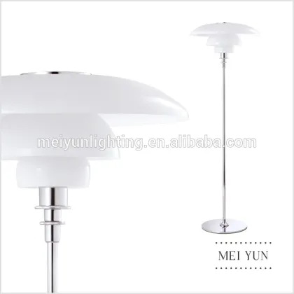 Designer ph glass floor lamp
