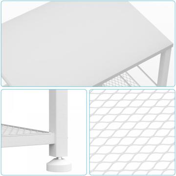 4 Уровневая стола из белой микроволновой телеги