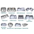 304 Stainless Steel Mini Camper Van Sink