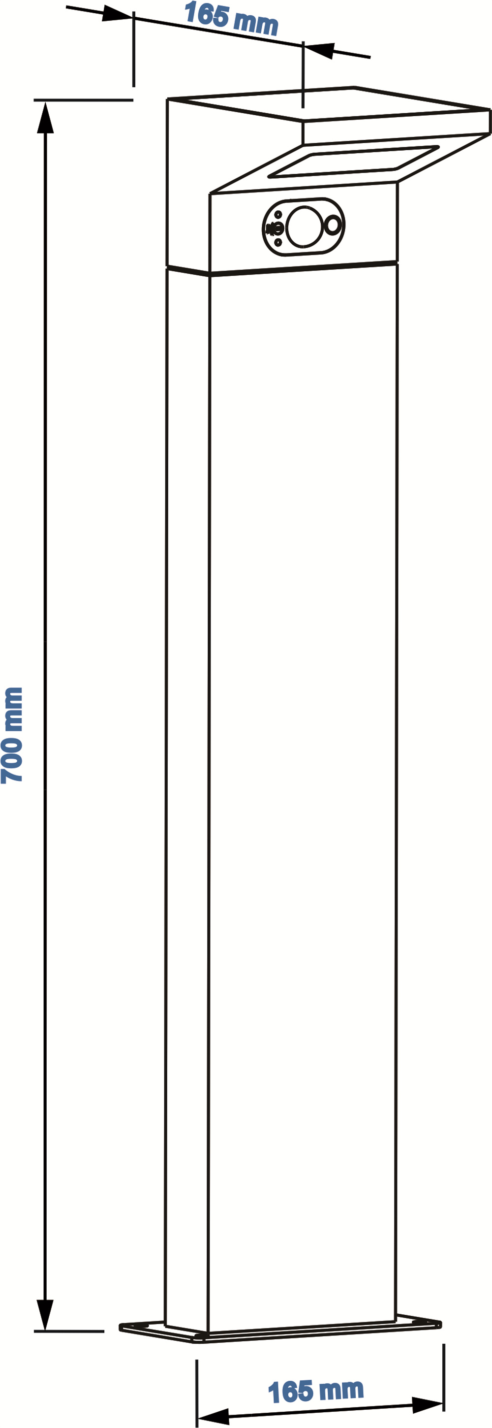 15106-700 outline drawing