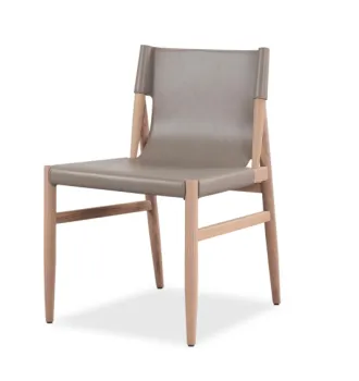 Saddle Leather Upholstery Dining Chairs for Home and Wholesale