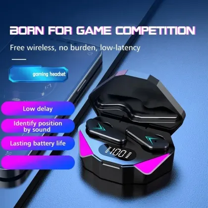 Best Sellers X15 Gaming In-Ear Headphones - Sports BT 5.0 TWS Earphones Wireless Gaming Headset for Sony