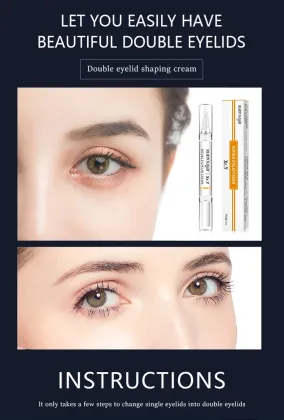Professional Organic Vegan Double Eyelid Shaping Cream with Retinol and Collagen