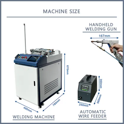 ZIXU Smart Laser Welding Machine with High-Power Laser Source for Metal Welding