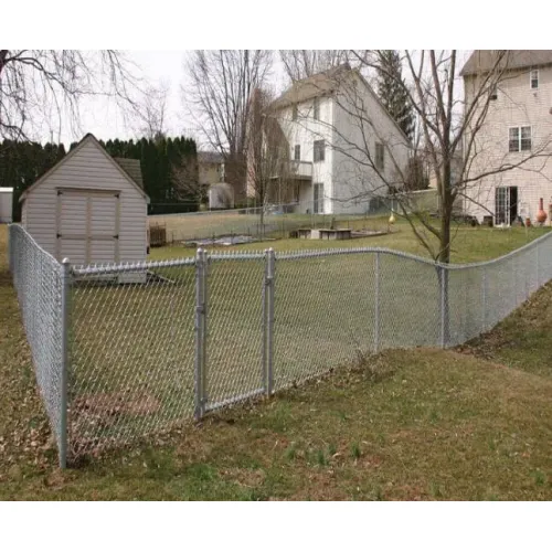 Durable Galvanized Security Chain Link Fencing