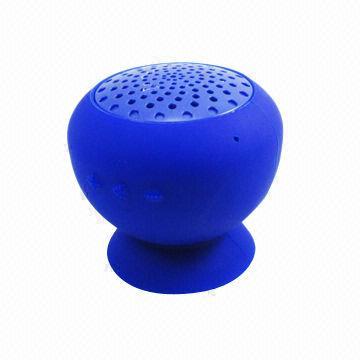 Waterproof Silicone Sucker Colorful Portable Bluetooth Speaker for iPhone/iPad