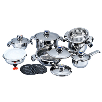 Ryalty Line Cookware από ανοξείδωτο χάλυβα Hot Pot Casserole Set &amp; Pan Set