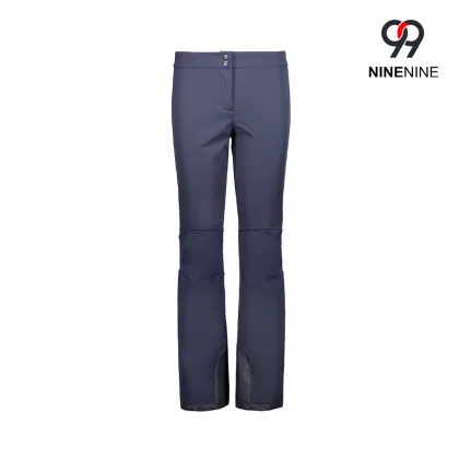 Womens ski pants with interior layer of fleece