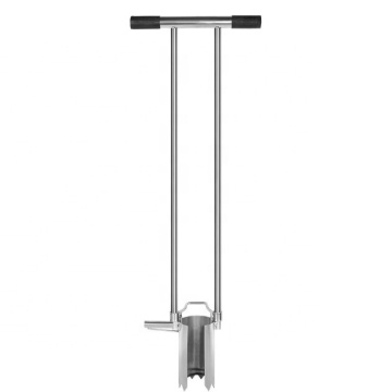Hot Sale Stainless Steel Seedling Shifter: Farming Tools with Metal Handle and Post Hole Digging Capability
