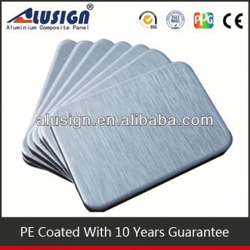 high glassy white construction wall panels acp sheet