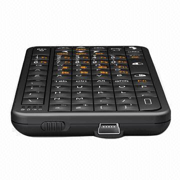 Mini Wireless Computuer RF/Bluetooth Keyboard and Fly Mouse Combo, Stable Performance