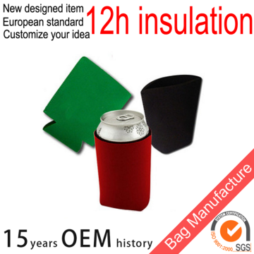 Neoprene Insulated tote bag 6 pack beer can cooler holder