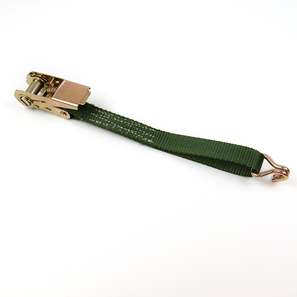 0.1 بوصة Darkgreen Ratchet Cargo Lashing Tie أسفل حزام