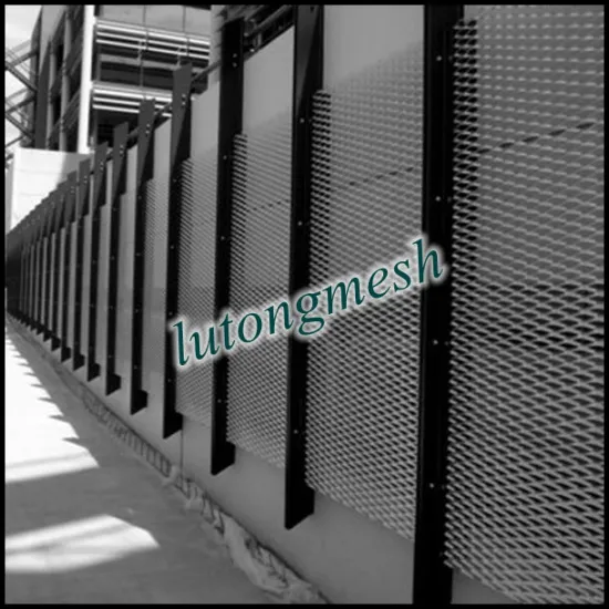 Aluminum Expanded metal mesh for applicaton screen wall