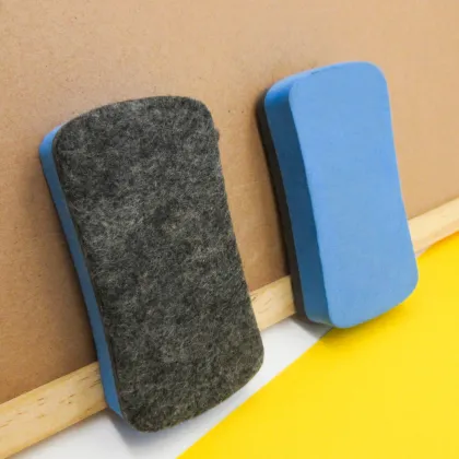 Chinese Manufacture Ergonomic Blue Magnetic Whiteboard Eraser