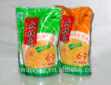 Resealable Stand Up Zipper Bag For Food Packaging