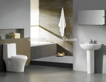 Chinese italian style hotel bath suit white ceramic modern bathroom