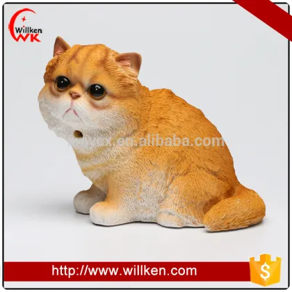 Gifts resin simulation persian cat decoration home garden