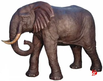 Large bronze elephant statues for exhibition
