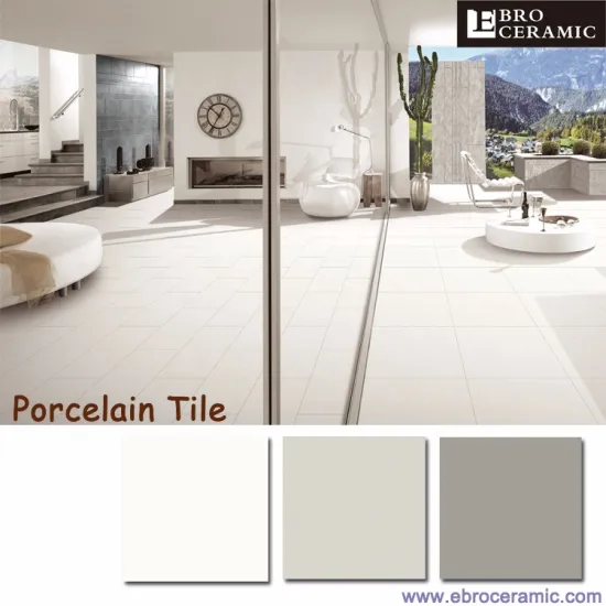 Ebro ceramic new solid color ceramic floor tile 60x60 in guangzhou 600x600mm 300x600mm