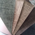 Plain Linen PU Leather for Sofa Cover Cushion