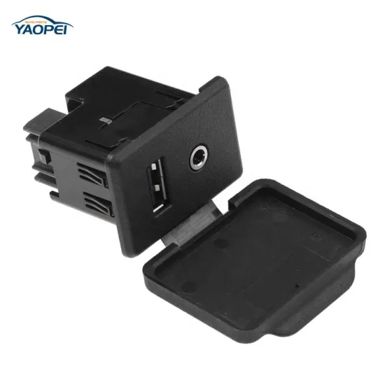 YAOPEI Auxiliary Audio AUX USB Jack for Nissan Versa 2015-2017
