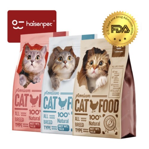 Proteína natural de alimento para gatos de estimação cientificamente formulado