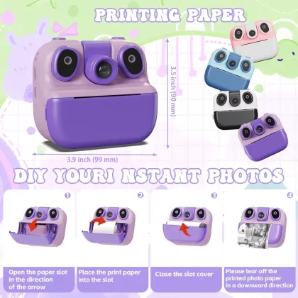 Smart Kids' Instant Photo Camera