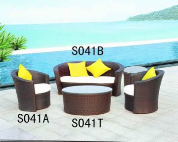 leisure outdoor garden furniture rattan sofa